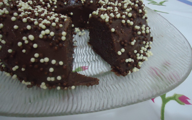 Brigadeirão de microondas