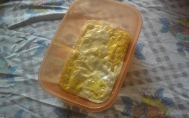 Ovo frito no microondas