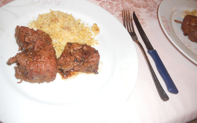 Arroz farofa divino para churrasco