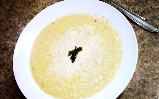 Creme de ervilha light