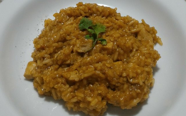 Risoto de frango