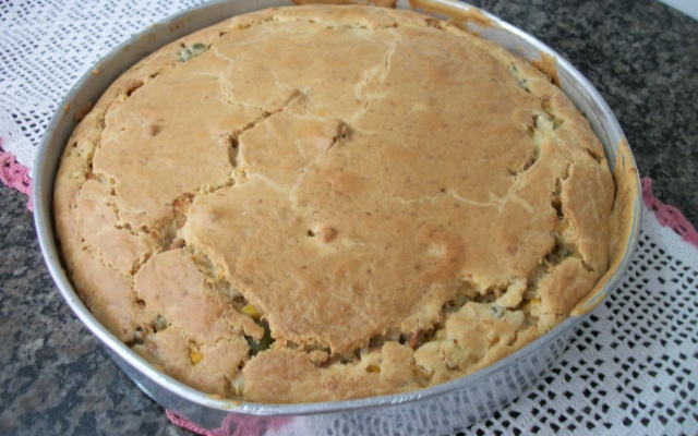 Torta muito fácil de liquidificador