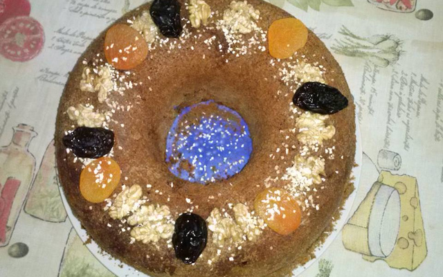 Bolo de maçã integral