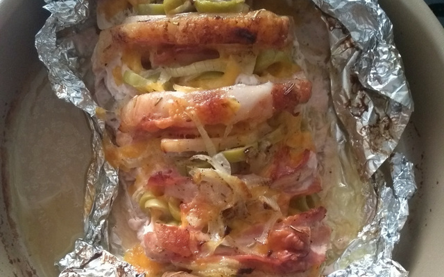 Lombo de porco recheado