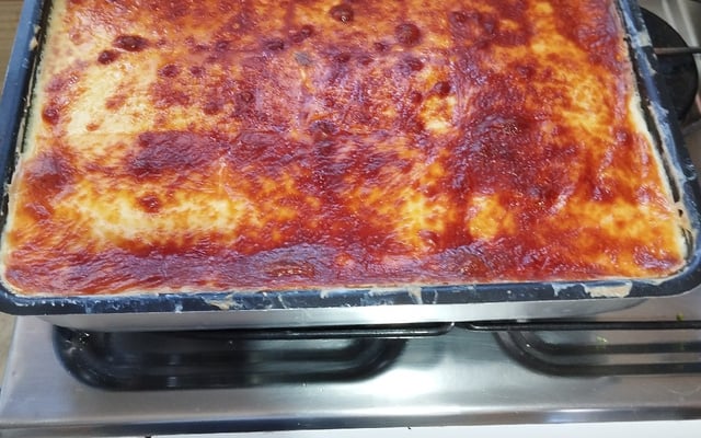 Escondidinho de abóbora e frango defumado