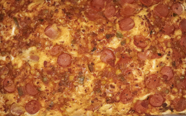 Cachorro quente ao forno