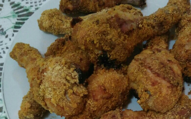 Coxa e sobrecoxa crocante