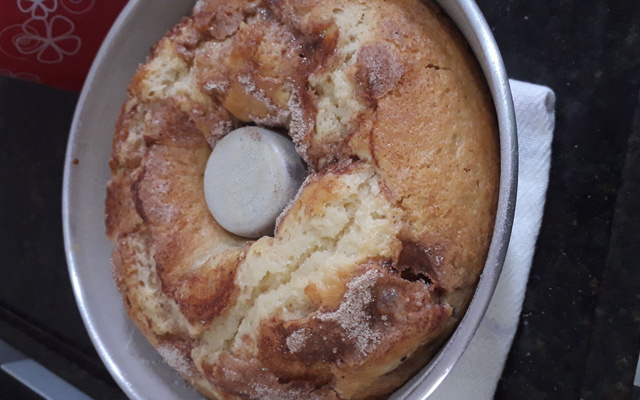 Bolo de banana prático do papai