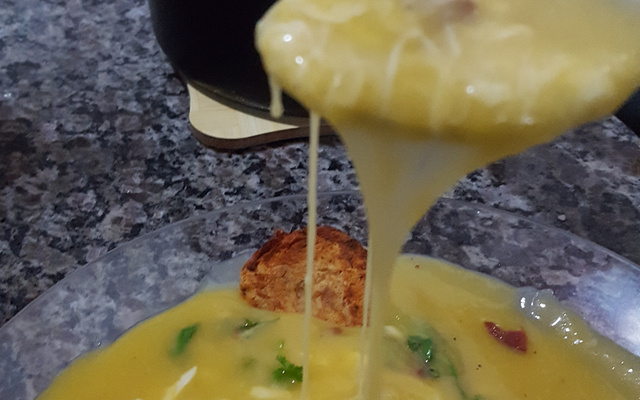 Creme de mandioquinha