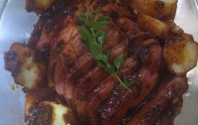 Picanha suína na panela de pressão