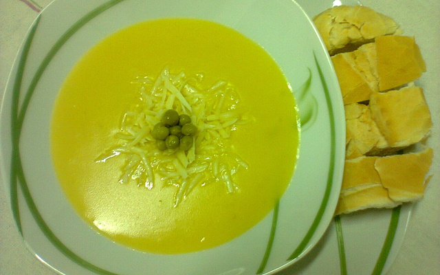 Creme de mandioquinha