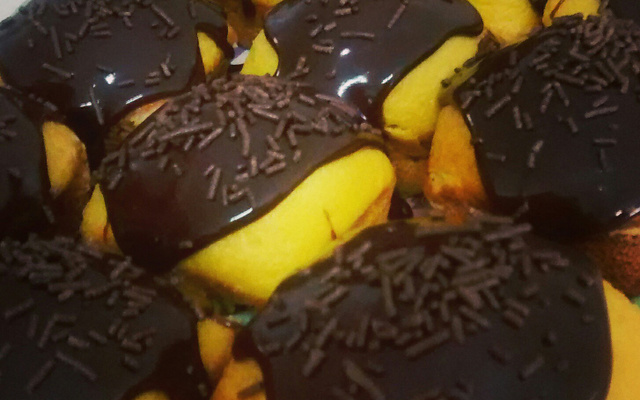 Cupcake de cenoura com Brigadeiro