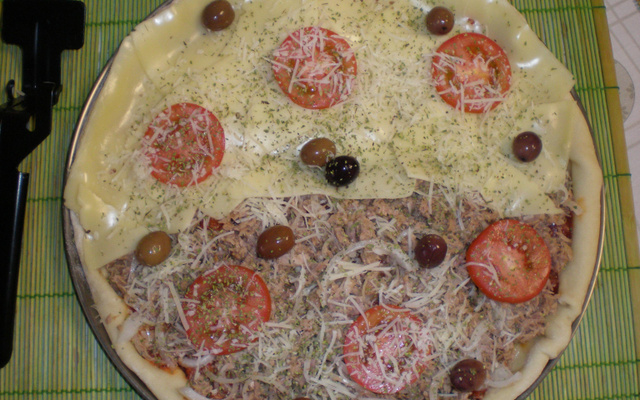 Massa prática para pizza