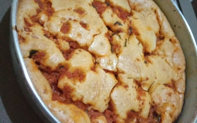 Torta salgada de sardinha