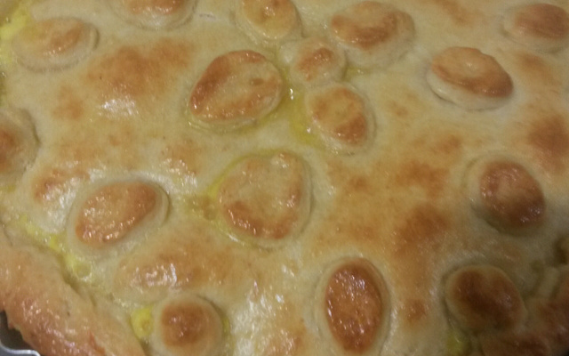 Torta de frango cremosa