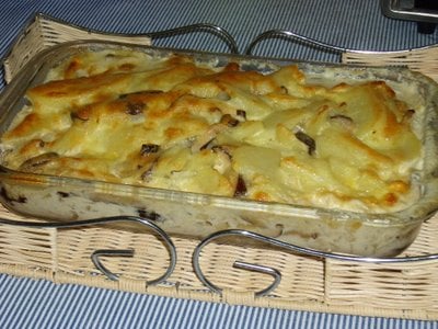 Batata gratinada