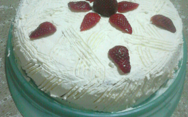 Bolo delícia de morango