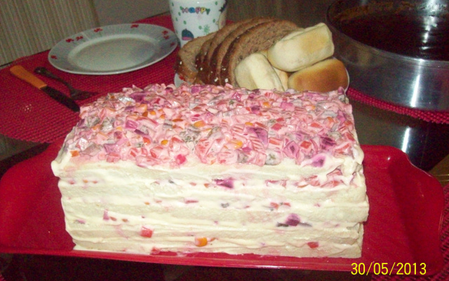 Torta fria de legumes