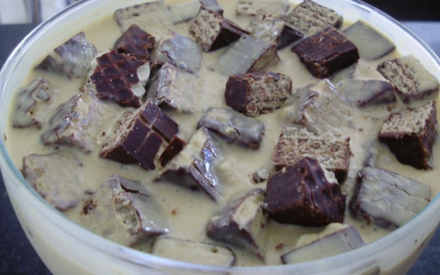 Mousse de doce de leite