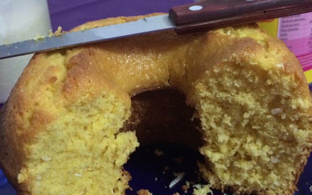 Bolo de milho cremoso