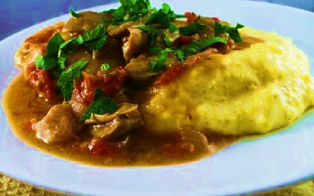 Frango ensopado diferente - com açúcar queimado