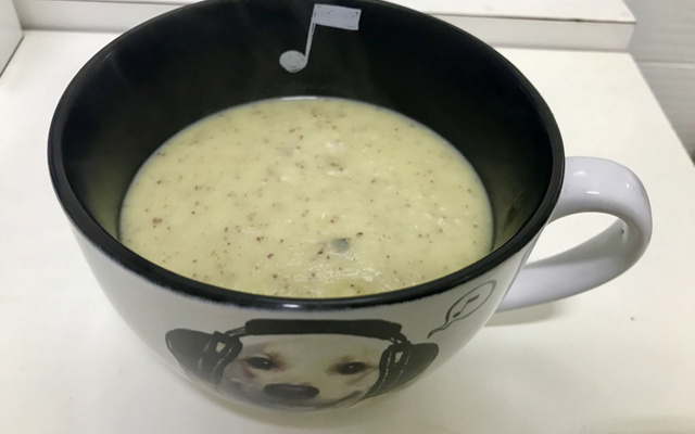 Creme light de batata doce