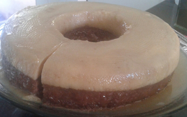 Bolo pudim de chocolate