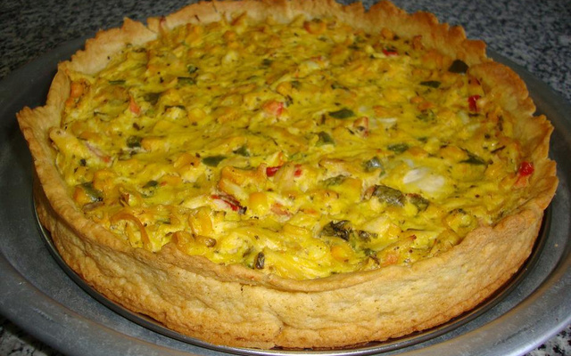 Torta souflé de frango