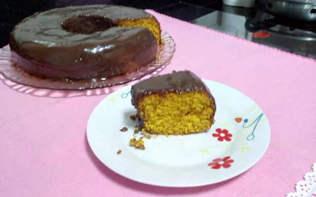 Bolo fit de cenoura