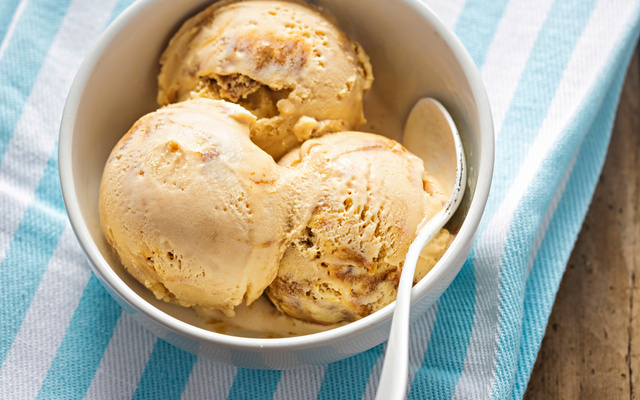 Sorvete de doce de leite