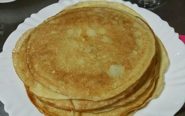 Massa de panqueca de liquidificador