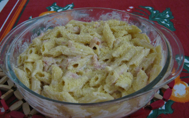 Macarrão com Molho Branco Delicioso