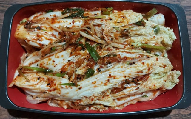 Kimchi - Acelga apimentada em conserva