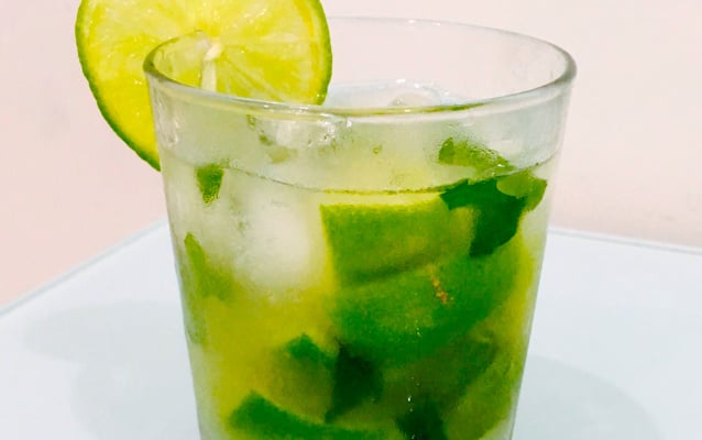 Caipirinha com Hortelã