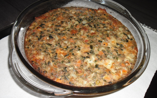 Omeletão de atum ao forno à la Vaneska