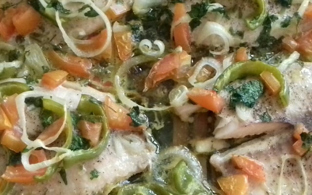 Peixe ao forno