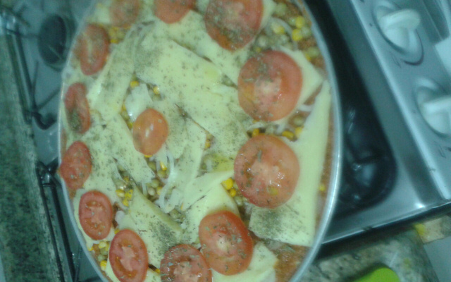 Massa de pizza de liquidificador