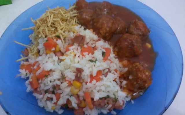 Almôndega light saborosa