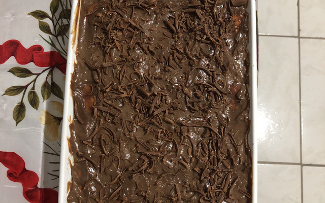 Pavê de chocolate simples e gostoso