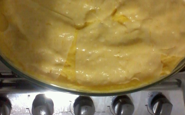 Escondidinho de peito de peru defumado