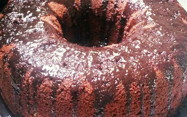 Bolo de chocolate de liquidificador