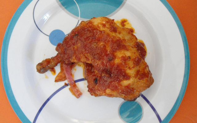 Coxa e sobrecoxa na panela de pressão