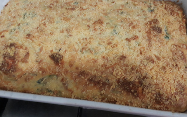 Souflé delicioso de espinafre sucesso garantido