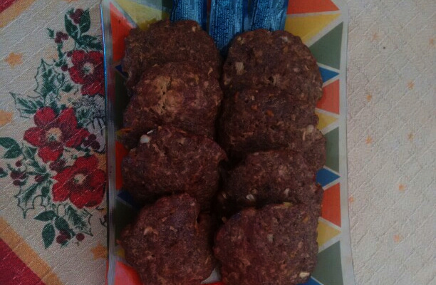 Hambúrguer caseiro de forno