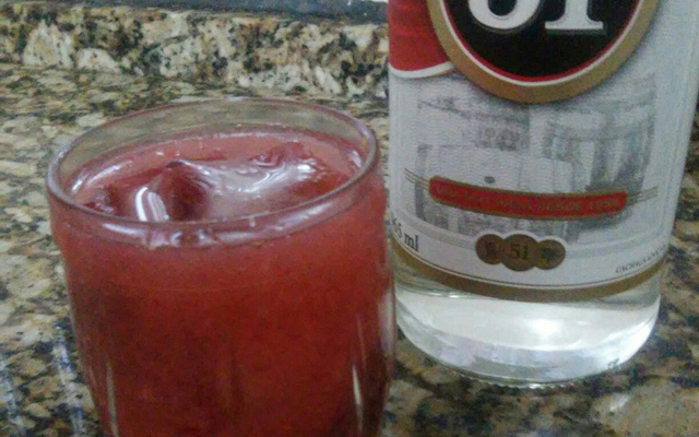 Caipirinha de morango