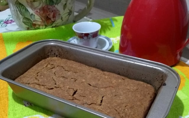 Bolo de banana e maçã sem glúten