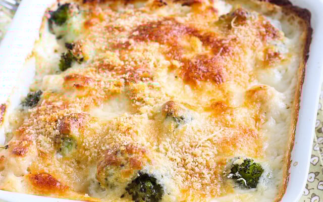 Brócolis com queijo