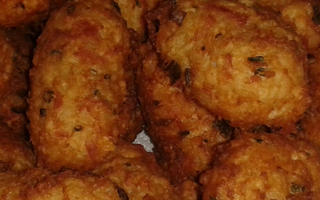 Bolinho de arroz sequinho