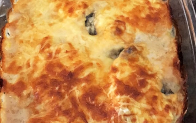 Filé mignon ao molho de queijo