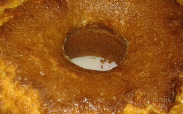 Bolo de fubá de liquidificador super fofo